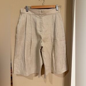 Naked Wardrobe Cream Linen Culottes